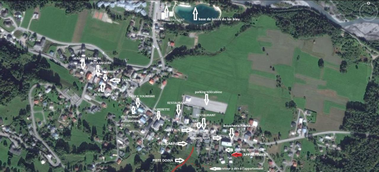 Le Gypaete Apartment Morillon Luaran gambar